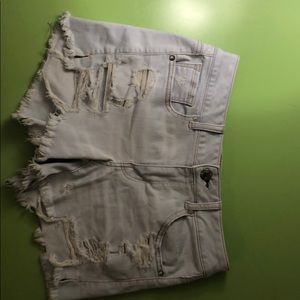 American Eagle Ripped Jean Shorts